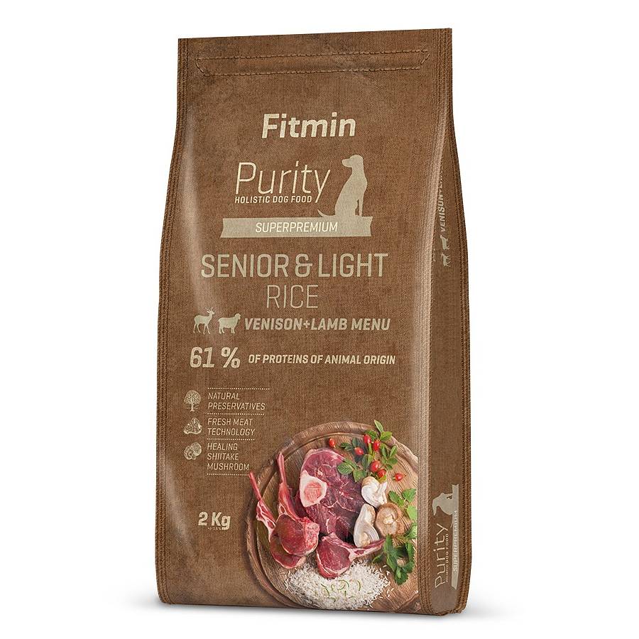 Fitmin Dog Purity Senior Light Rice Venison Lamb 2 kg